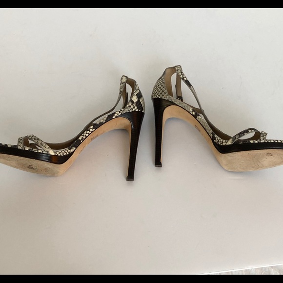 Tory Burch Snake Heels Shoes Worn Once! SZ 10M - Picture 4 of 4